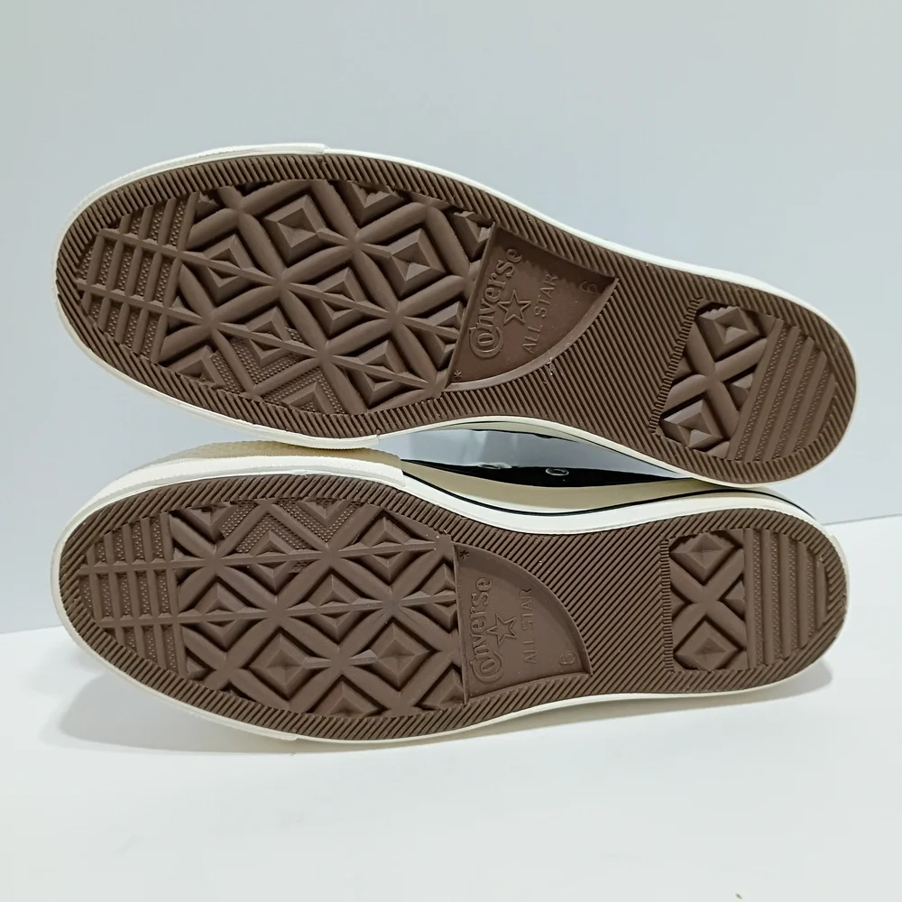 Converse CT All Star Into The Void Black Glitter Lift Platform Sneakers - Picture 8 of 9